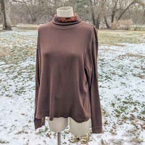 90s Vintage Browns Football Turtleneck